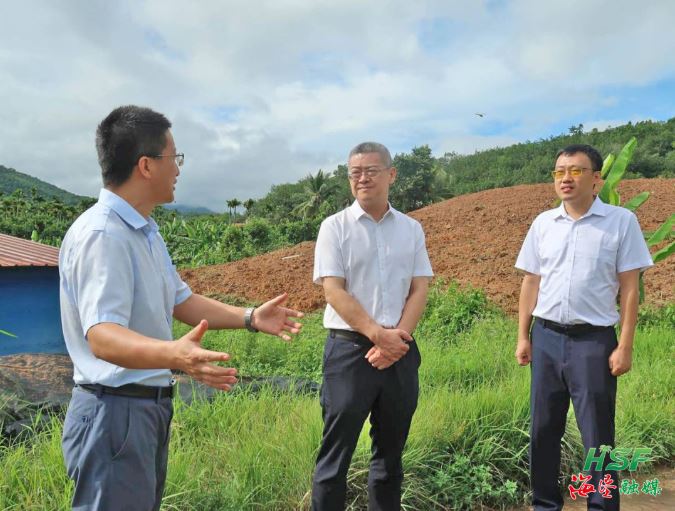 艾轶伦在立才农场公司垦区耕地“非粮化”“非农化”专项整改复耕地块调研。